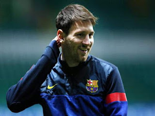 lionel messi smiling face 2013