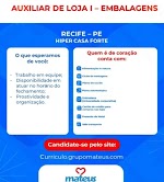 Vaga de Auxiliar de Loja em Recife/PE