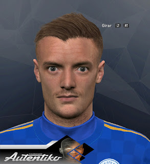 PES 2017 Faces Jamie Vardy by Autentiko