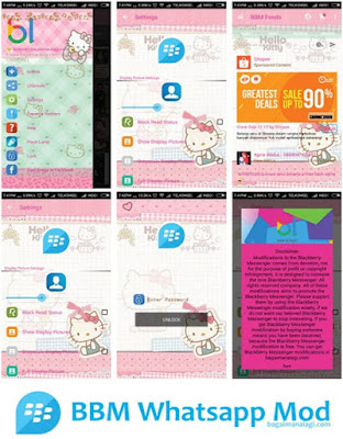 BBM MOD Whatsapp Hello Kitty Apk Terbaru V2.11.0.16