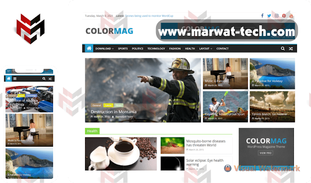 Download Free ColorMag WordPress theme by Marwat Tech