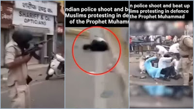 Mencekam, Detik-detik Pengunjuk Rasa Bela Nabi Muhammad di India Ditembak dan Dipukuli Polisi