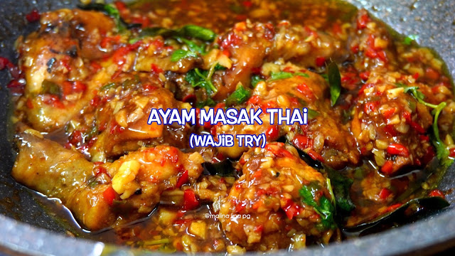 resepi ayam masak thai, ayam goreng daun ketumbar, ayam masak ala thai, ayam nak masak apa, idea lauk berbuka puasa,ayam masak thai lina pg,