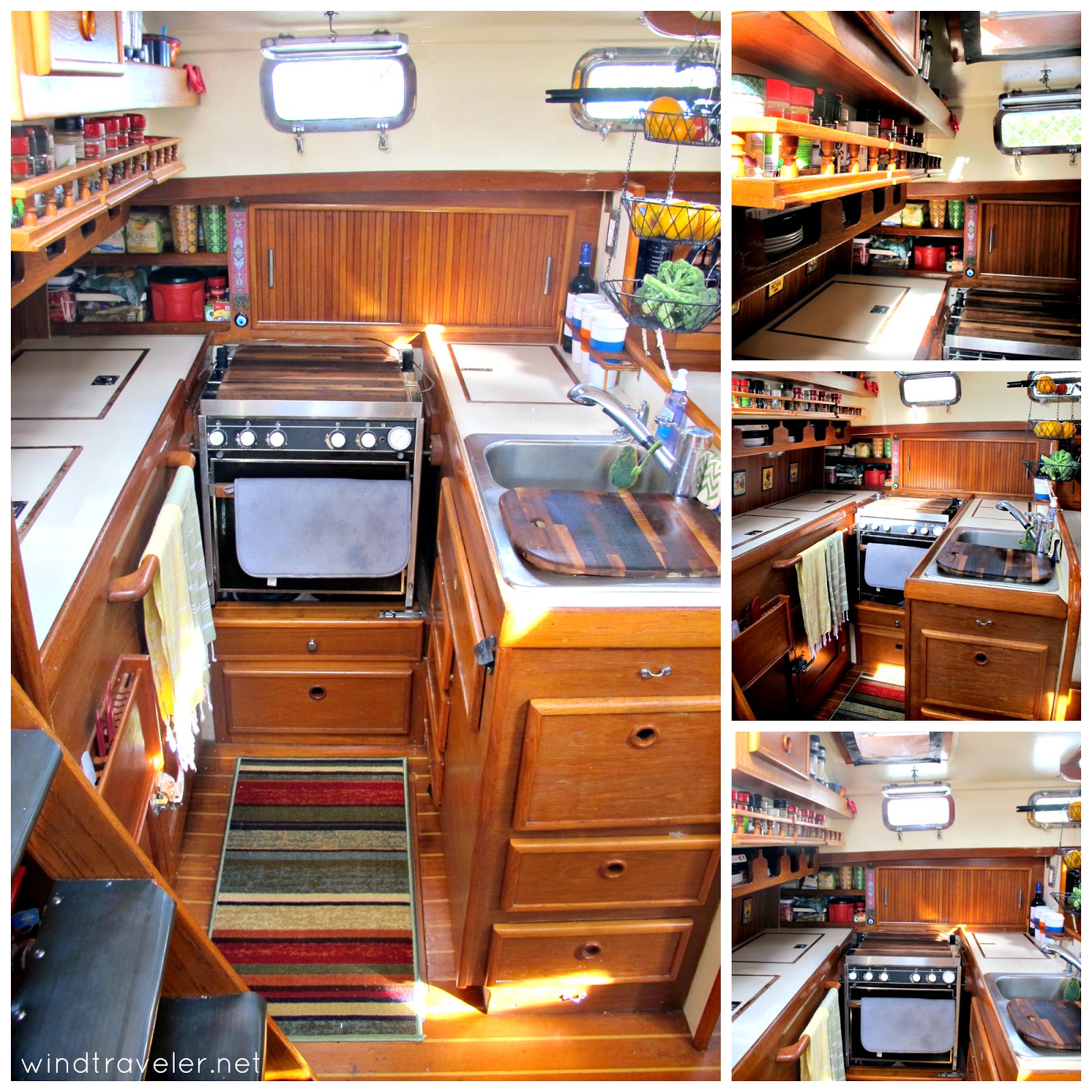 Windtraveler: Our Boat Interior: A Photo Tour