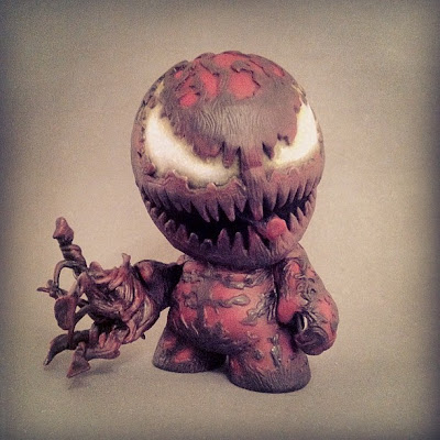 Carnage Custom Munny Vinyl Figure by Shadoe Delgado