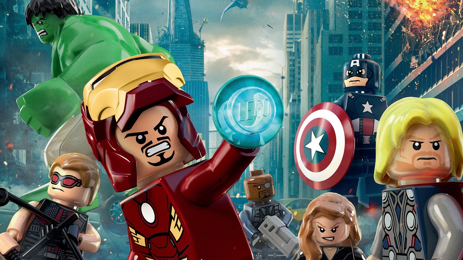 Desktop Wallpaper: Avengers Lego Funny Desktop Wallpaper