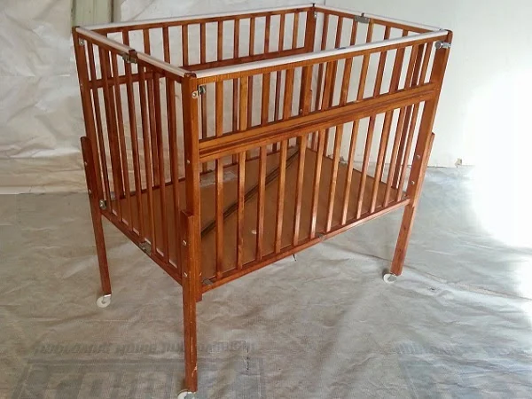 Vintage Drop-side Wooden Doll Crib - $35 | Oklahoma City Craigslist Garage Sales