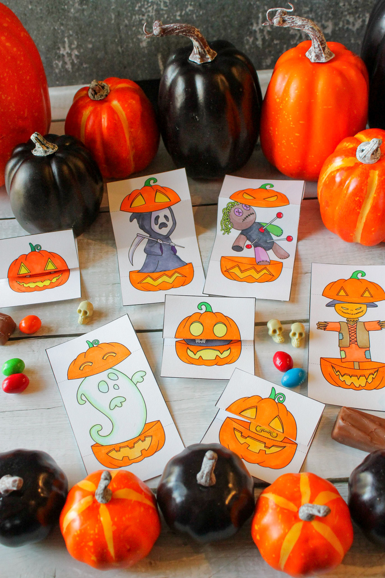 DIY Halloween card craft for kids