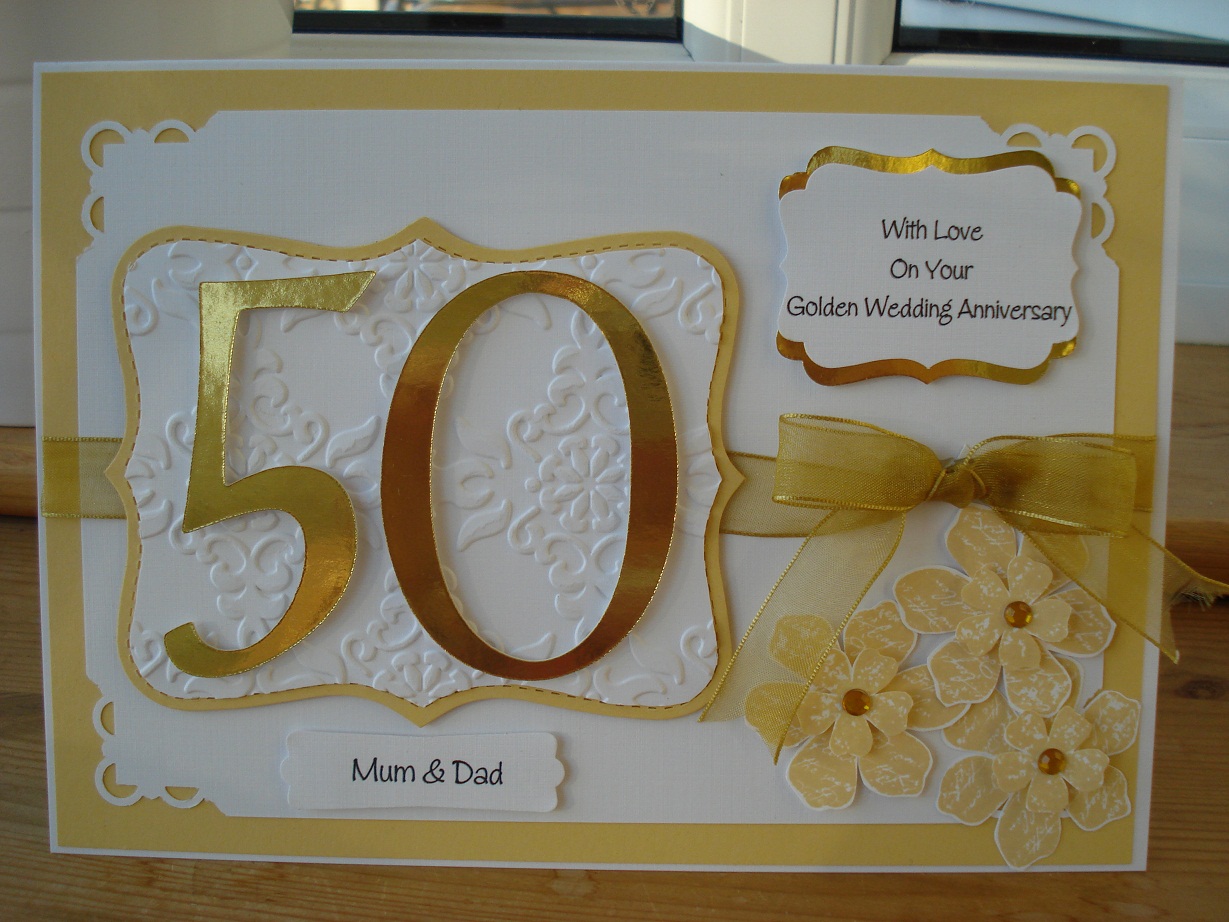 Shari Anne Happy Crafter 50th Wedding  Anniversary  Commission