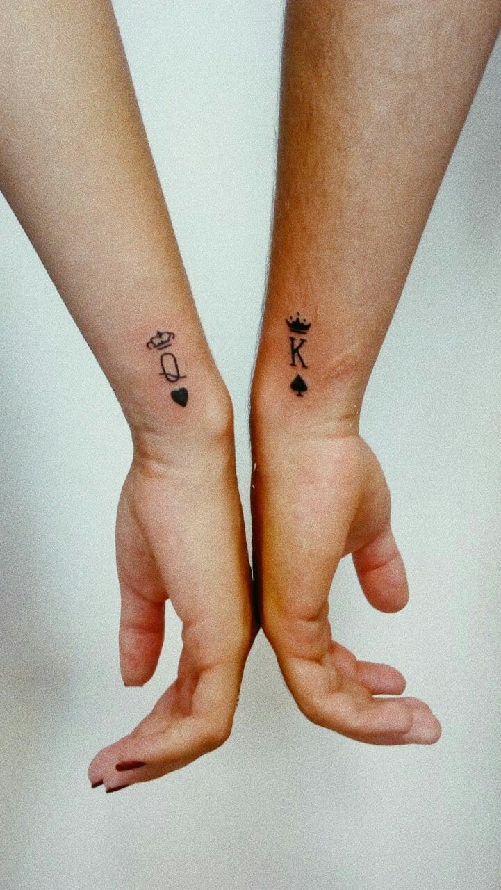 King & Queen Tattoo Ideas for Couples