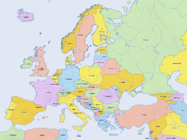 Updated Map Of Europe 