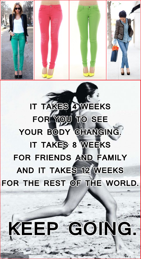 Get lean, fit looking through running and wear your sexiest jeans