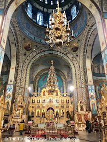 Nativity of Christ Cathedral in Esplanade Park Riga Latvia. Interior. The Touristin