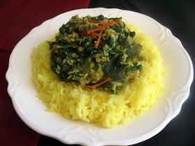 Mung Beans and Spinach