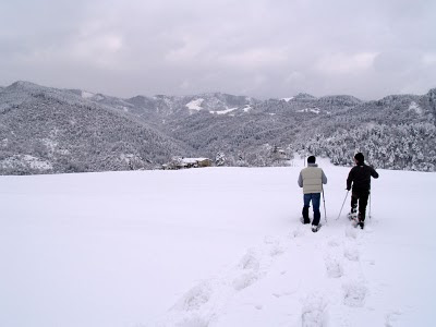 Neve e nubi a La Guna