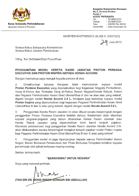 Contoh Surat Rasmi Kepada Ketua Menteri Melaka - Surat R
