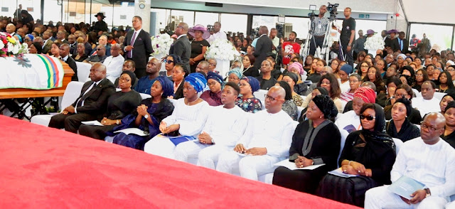 Tears as Deji Tinubu makes final journey home... Ambode, Amosun, Dolapo Osinbajo pay last respects