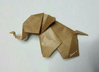 elefante origami