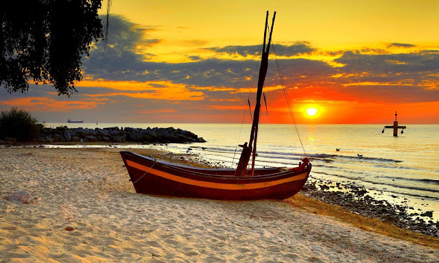 beautiful sunset beach wallpapers