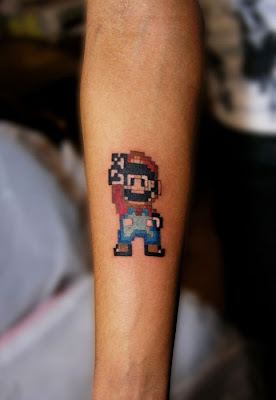 Mario Tattoo Design