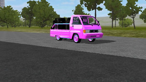 13 Varian MOD Mobil Pick Up Bus Simulator Indonesia 