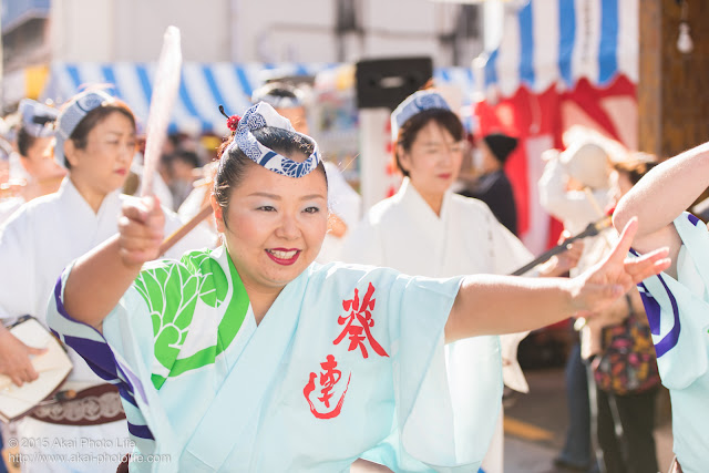 東京葵連 清瀬駅南口・秋のふれあい祭り 阿波おどり