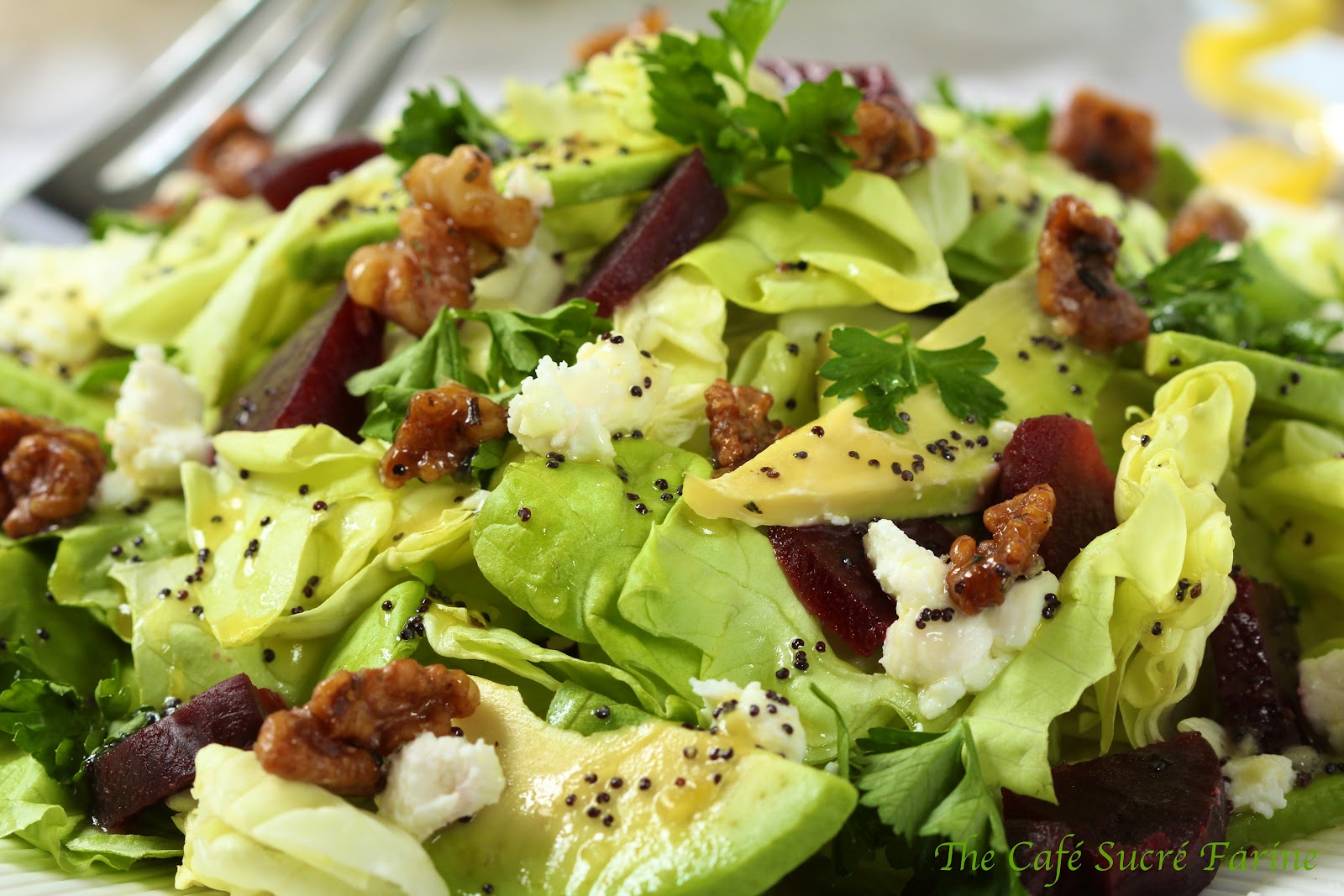 Avocado and Roasted Beet Salad