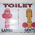 funny toilet sign