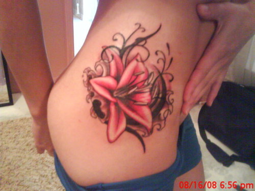 Flower Hip Tattoos