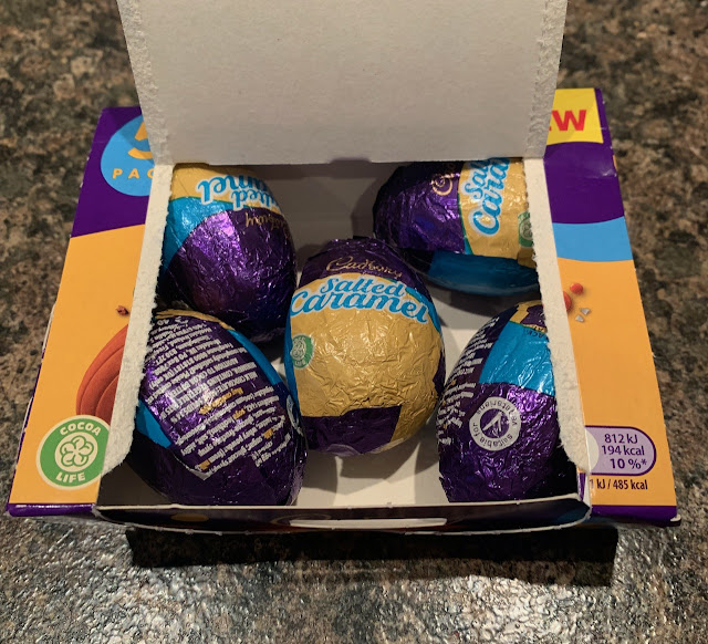 Cadbury Salted Caramel Creme Eggs and friends