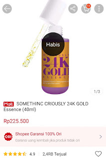 Somethinc Criously 24K Gold Essence 2020