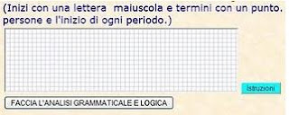 GRAMMATICA ANALISI GRAMMATICALE