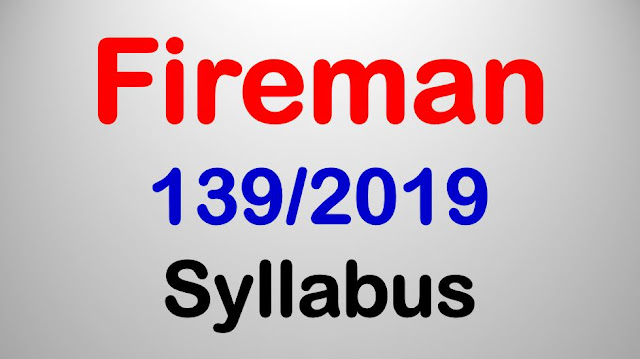 Fireman 139/2019 Syllubas