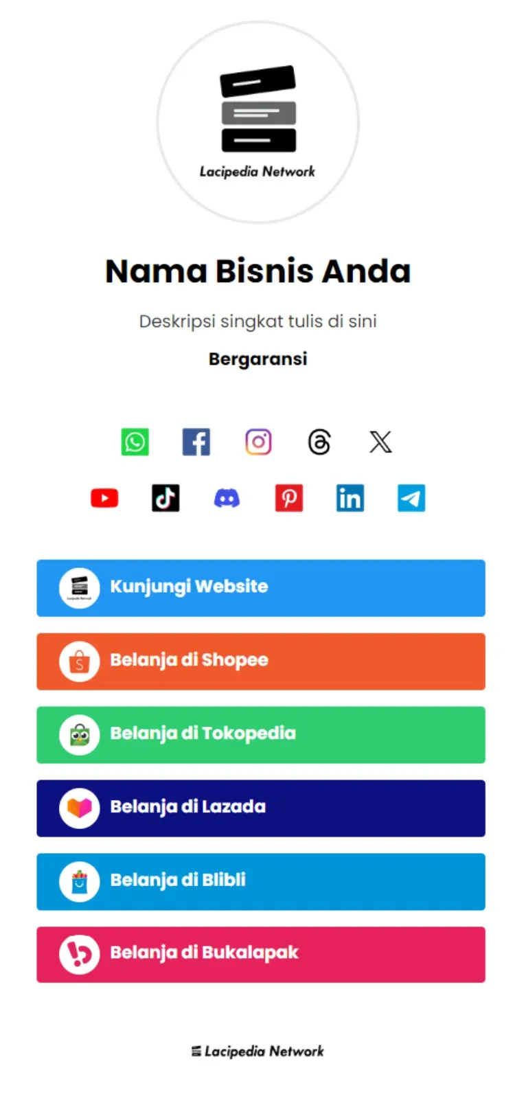Demo Biolink Lacipedia Network