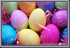 Colored Easter eggs