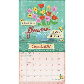 Blessings For Life inspirational, motivational wall calendar with a scripture verse each month.