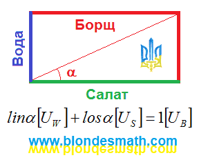 Закон сложения для борща. Тригонометрия борща. Математика для блондинок.