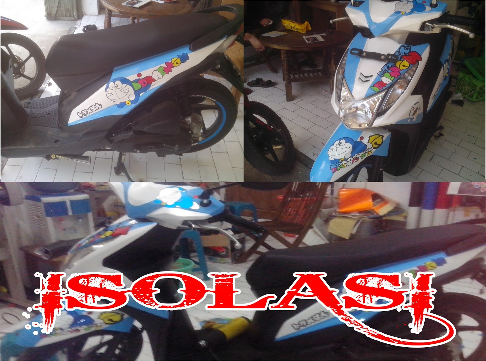 Isolasi Honda Beat Wraping Plus Motif