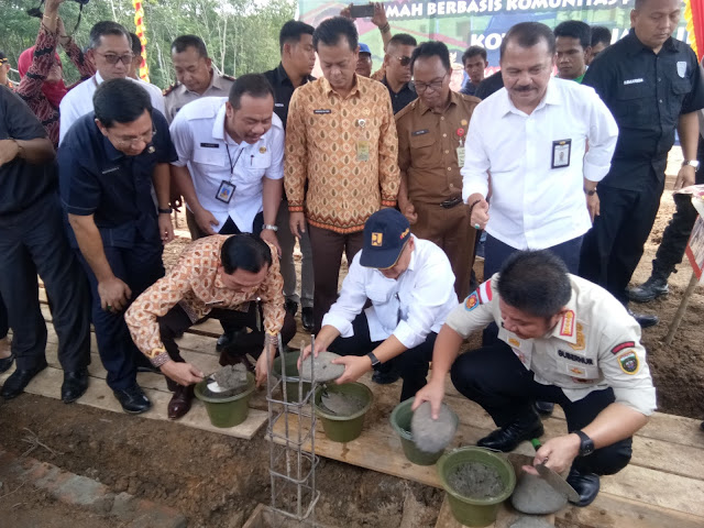 Dirjen PUPR Hadiri Ground Breaking Perumahan Pasukan Biru