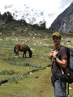 Check out the glacier face of Mt Ishinka in the background