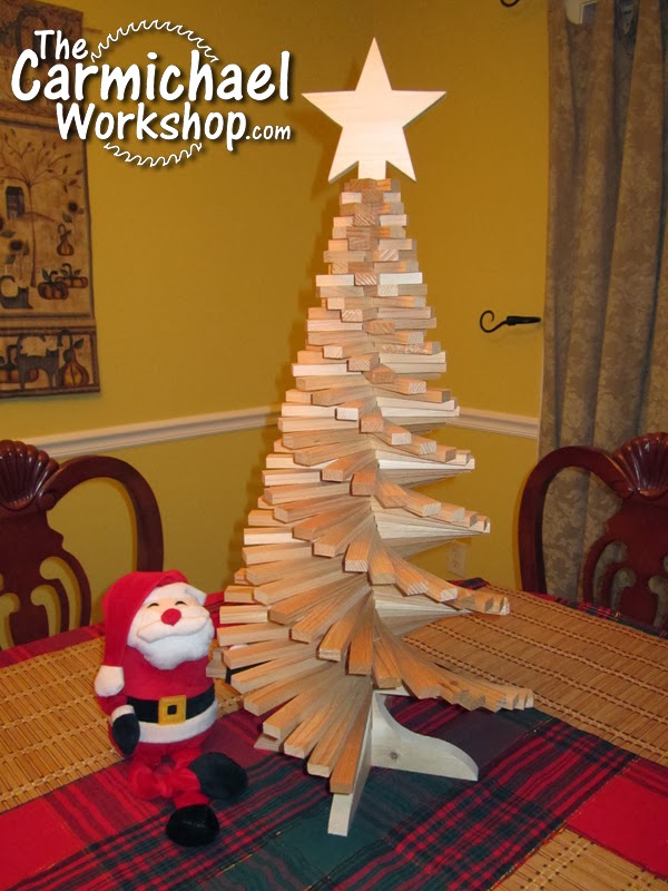 ... Workshop: Twisted Christmas Tree - A Holiday Woodworking Project