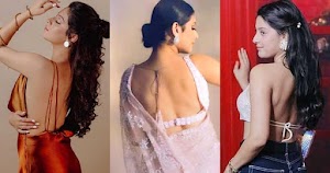 300px x 158px - Isha Malviya photos in backless sarees, dresses and stylish outfits.