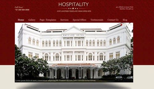 Hospitality Templatic Wordpress Theme Version 1.1.2 free