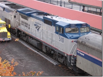 IMG_9138 Amtrak B32-8WH #510 at Union Station in Portland, Oregon on September 30, 2007