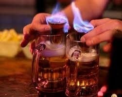 Flaming Dr Pepper : Fire Shot Drink 