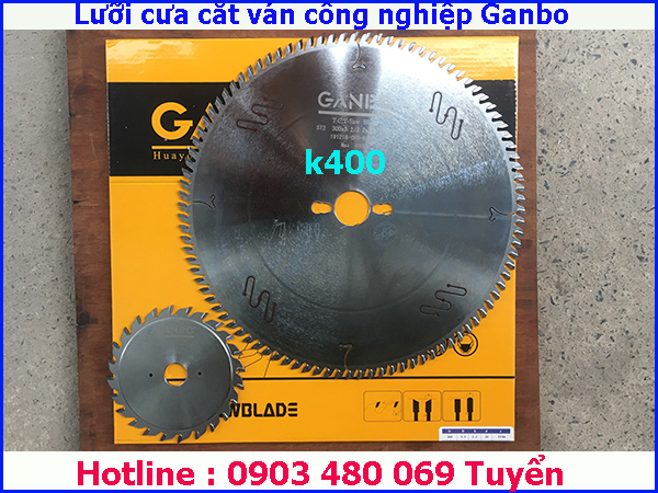 Bộ lưỡi cưa cắt ván công nghiệp GanBo 300x96T