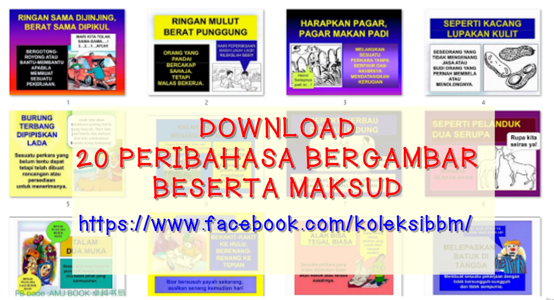 Koleksi Bahan Bantu Belajar (BBM): DOWNLOAD 20 PERIBAHASA 