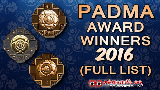 Padma Vibhushan, Padma Bhushan and Padma Shri awards winners list 2015 and 2016. pdf available.  List of 112 *Padma Awards - 2016* Winners (Padma Bhushan, Padma Vibhushan, Padma Shri)