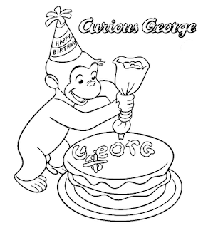 Curious George Coloring Pages Family Crafts About 