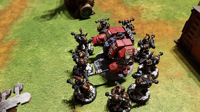 Warhammer 40k battle report - Black Legions vs Blood Angels - Maelstrom of War - 1250pts